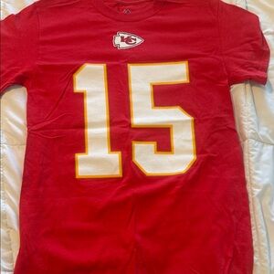 Majestic Red Kansas City Chiefs #15 Graphic Tee